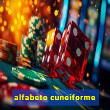 alfabeto cuneiforme